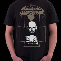 Electric Wizard Logotype and Anton LaVey Shirt 2006 Rise Above Records UK
